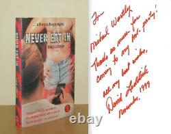 David Leddick Never Eat In Signed 1st/1st (1999 First Edition DJ)