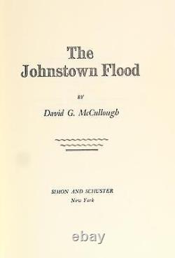 David McCullough Signed 1st Edition The Johnstown Flood Hardcover withDustjacket