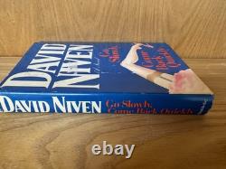 David Niven SIGNED Book Go Slowly Come Back Quickly1981 1st Edition 1st ID126