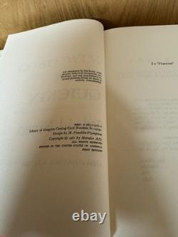 David Niven SIGNED Book Go Slowly Come Back Quickly1981 1st Edition 1st ID126