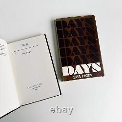 Days. 1st Edition, First Printing, SIGNED. Eva Figes. 1974