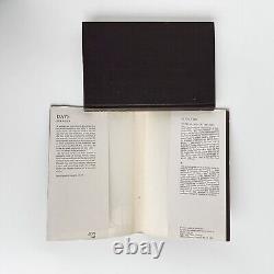 Days. 1st Edition, First Printing, SIGNED. Eva Figes. 1974