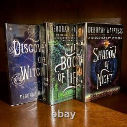 Deborah Harkness All Souls Trilogy 1st Edition 1st Impression Signed