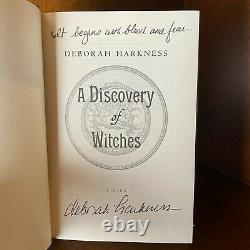 Deborah Harkness All Souls Trilogy 1st Edition 1st Impression Signed