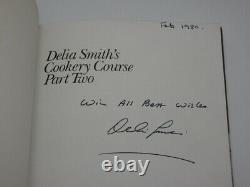 Delia Smith's Cookery CoursePart 2 SIGNED 1979 1st Edition PLUS Signed Letter
