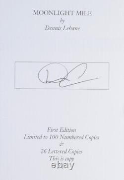 Dennis LEHANE, born 1965 / Moonlight Mile Signed 1st Edition