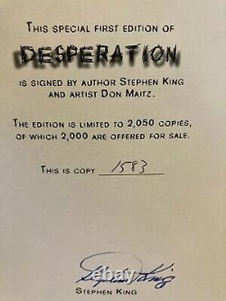 Desperation Stephen King signed numbered slipcase 1st first edition RARE Grant