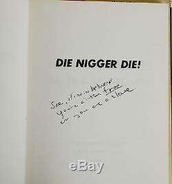 Die Nigger Die! SIGNED H. RAP BROWN & Kunstler First Edition 1969 Black Panthers