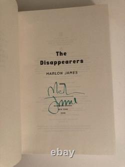 Disappearers by Marlon James (2026, HC) SIGNED 1st Printing withProtective Cover