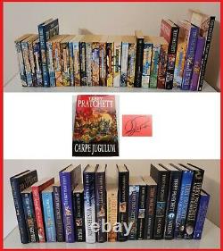 Discworld Set Signed Terry Pratchett 46 Books Bundle 1st Editions HBs