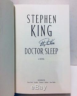 Doctor Sleep signed by Stephen King first edition
