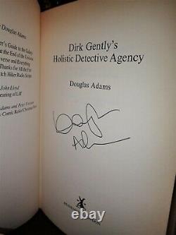 Douglas Adams Dirk Gently's Holistic Detective Agency Signed First Edition 1st