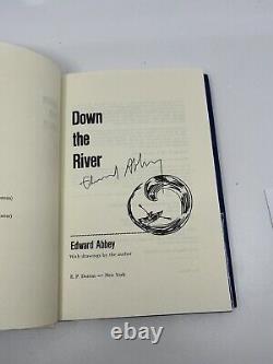 Down The River Edward Abbey SIGNED 1st Edition First Printing HC/DJ NF/NF