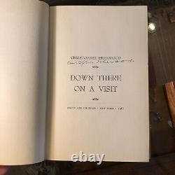 Down There On A Visit Christopher Isherwood Signed 1st Edition
