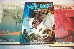 Dragon rider of Pern 19 Vols McCaffrey USA 1969 hardcovers Some Signed English