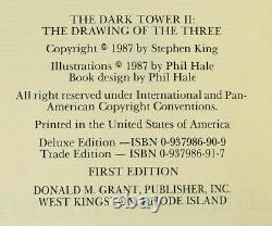 Drawing of the Three STEPHEN KING Signed Limited First Edition Dark Tower