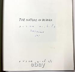 Duane Michals / The Nature of Desire Signed 1st Edition