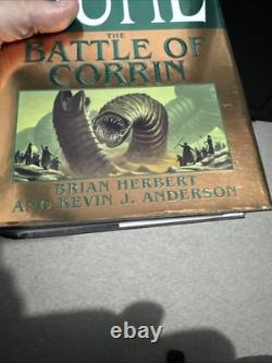 Dune Battle For Corrin Signed 1st Edition Slight Damage to Dusk Jacket