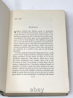 E B White / ONE MAN'S MEAT SIGNED 1st Edition 1942