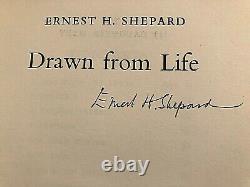 E H Shepard SIGNED Drawn From Life, 1st/1st 1961 With letter from Eric Sheaf