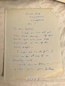 E H Shepard SIGNED Drawn From Life, 1st/1st 1961 With letter from Eric Sheaf
