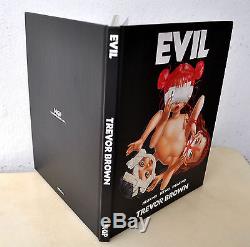 EVIL by Trevor Brown SIGNED Limited 1st Edition Art Book OOP Uber Rare