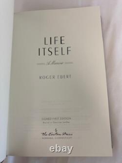 Easton Press Signed 1st Edition LIFE ITSELF BY ROGER EBERT