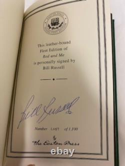 Easton Press Signed 1st Edition RED AND ME BY BILL RUSSELL LIKE NEW Easton Press Signed 1st Edition RED AND ME BY BILL RUSSELL LIKE NEW
