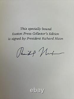 Easton Press The MEMOIRS OF RICHARD NIXON SIGNED 1st Edition Leather Bound