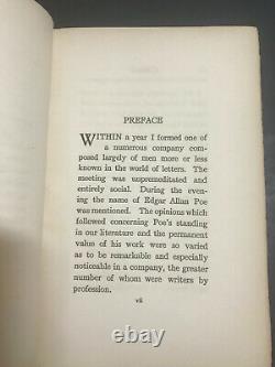 Edgar Allan PoeHis Genius & Character, by John M. Dillon-1911-Rare Signed Book