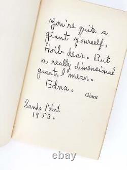 Edna Ferber / GIANT Signed 1st Edition 1952