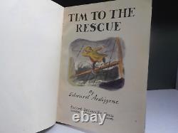 Edward Ardizzone SIGNED BOOK Tim To The Rescue 1949 1st Edition ID976