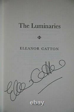 Eleanor Catton The Luminaries signed first edition Booker winner