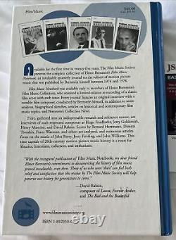 Elmer Bernstein's Film Music Notebook VERY RARE Signed 1st Edition JSA Certified