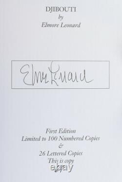 Elmore LEONARD / Djibouti Signed 1st Edition