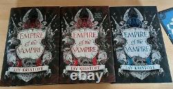 Empire of the Vampire Jay Kristoff SIGNED Waterstones/Forbidden Planet/Trade Ed