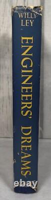 Engineer's Dreams 1954 Willy Ley 1st Edition 2nd Printing SIGNED