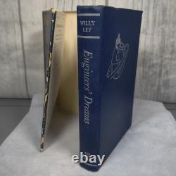 Engineer's Dreams 1954 Willy Ley 1st Edition 2nd Printing SIGNED