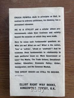 Enoch Powell. Still to Decide. Signed Edition. 1st Edition 1972. Rare. Very Good Enoch Powell. Still to Decide. Signed Edition. 1st Edition 1972. Rare. Very Good