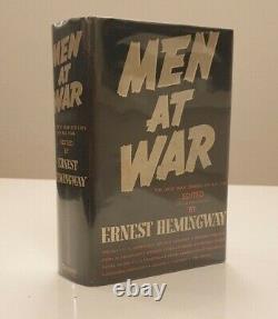 Ernest Hemingway, Men At War, 1st/1st, Signed And Inscribed