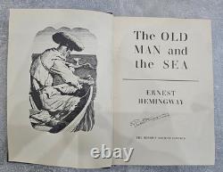 Ernest Hemingway The Old Man and the Sea Signed Edition, Illustrated