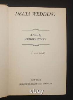 Eudora Welty / DELTA WEDDING Signed 1st Edition 1946