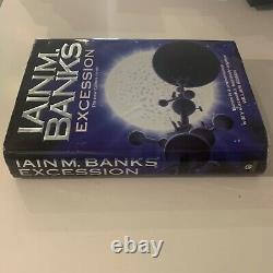 Excession by Iain M. Banks (Hardcover, 1996) Signed By The Author First Edition