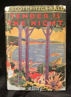 F SCOTT FITZGERALD signed inscribed TENDER IS THE NIGHT 1st ed original dj 1934