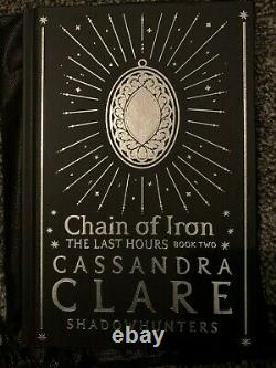 FAIRYLOOT Chain of Iron CASSANDRA CLARE Signed Book HB SOLD OUT Shadowhunters