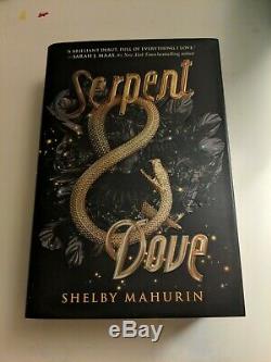 FAIRYLOOT Serpent and Dove Shelby Mahurin SIGNED REVERSIBLE COVER SPRAYED
