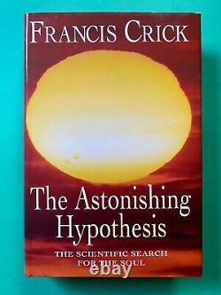 FRANCIS CRICK The Astonishing Hypothesis RARE SIGNED 1ST EDITION Neuroscience