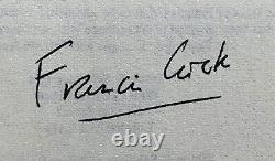 FRANCIS CRICK The Astonishing Hypothesis RARE SIGNED 1ST EDITION Neuroscience