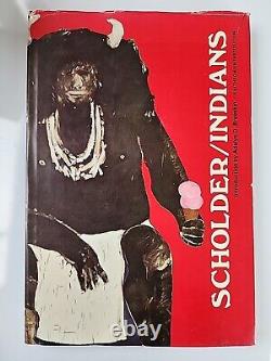 FRITZ SCHOLDER INDIANS Paintings / Lithographs SIGNED 1st Edition 1972