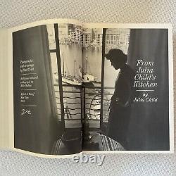 FROM JULIA CHILD'S KITCHEN By Julia Child, Signed 1st Edition 1975